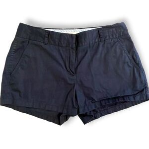 Women’s casual shorts J. Crew Navy Blue Cotton shorts “chino broken in”